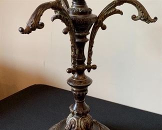 51in Cast Iron Vintage Lamp #1	 		 
