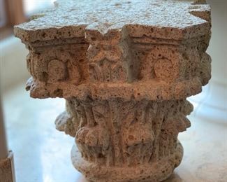 Heavy Stone Corinthian columnHead
