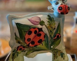 Turov Ceramic Ladybug Cow