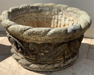 Cast Stone Venetian Planter/Pot #2