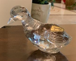 Baccarat Crystal Duck	