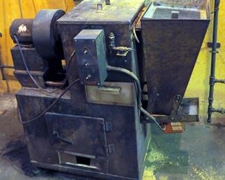 Custom Built Natural Gas Smoker With Wood Shavings Hopper, 43" x 45" x 24"