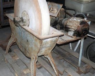 Perfection American, Vintage Electric Sharpening Wheel, Model SB3230B , Wheel Measures 32" 