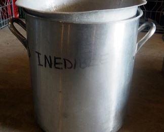 Stainless Steel Cook Pots, Prep Bowls, Food Trays And More