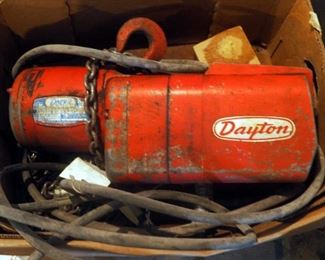 Dayton Electric Chain Hoist