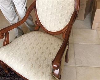 Lozenge back chair