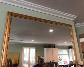 mirror - gold frame