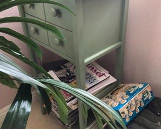 Green Bedside table