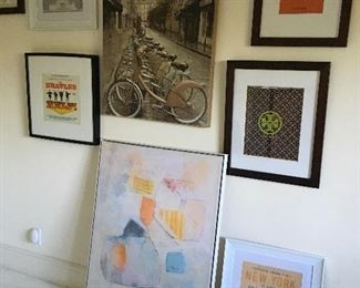 Assorted wall art for sale. $20-$50 per piece