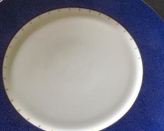 Detail of Lalique “Lupin” charger. Set of 4: $200.00