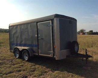 Enclosed trailer 14 x 7 cargo craft, bumper pull