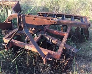 Disker attachment for tractor