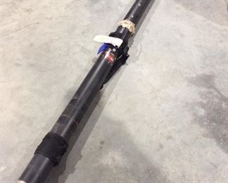 Plastic fishing rod container