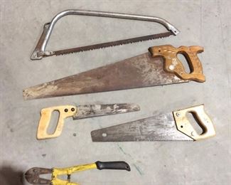  Assorted saws 