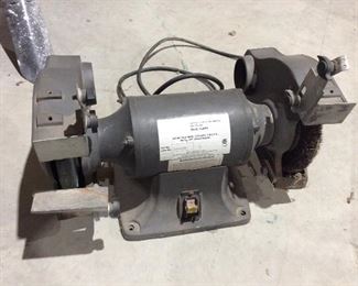Combination bench grinder