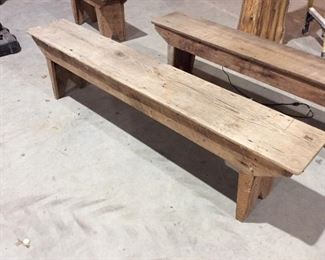 Another long wooden bench