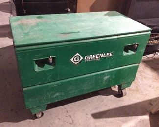 Greenlee tool storage chest