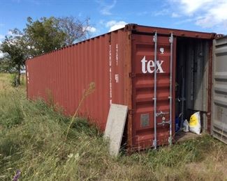 Shipping container, connex, 35 ft long