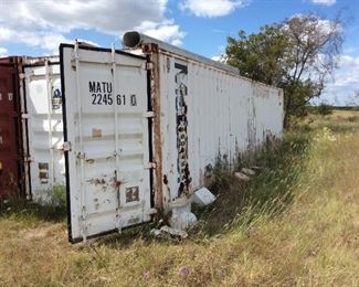  Shipping container, 35 feet long, connex.