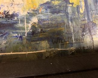 MCM Will Mann Painting Harbor Sailing Ships