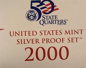 Silver Proof Sets (Silver Quarters, Dime, and Half Dollar)