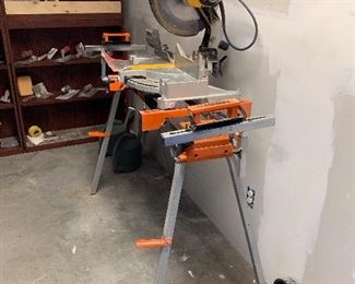 DeWalt 12” Chop Saw on Port A Mate Utility Stand