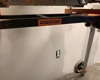 DeWalt 12” Chop Saw on Port A Mate Utility Stand