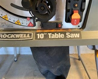 Rockwell 10” Table Saw