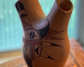 Jofeyn Navajo Wedding Vase Native American 10in	 
