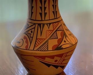 Anita Armijo Jemez Pueblo Pottery Native American 6.5in	 
