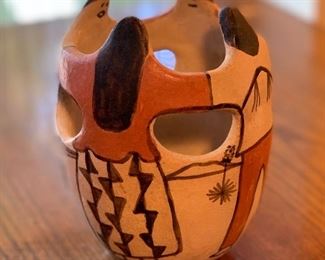 Tohono o'odham Pottery Friendship Vase	 
