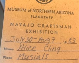 Alice Cling Navajo Vase 5.5in	 
