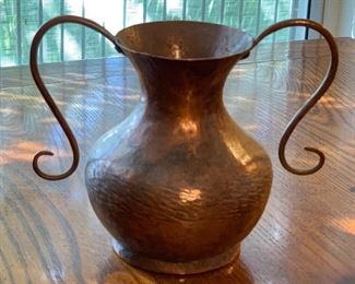Hammered Copper Vase	 
