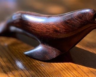 Ironwood Sea Lion Wood Carving 7.5in	 

