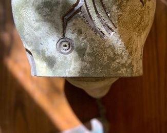 Huge Paolo Soleri Ceramic bell Cosanti 9in	 
