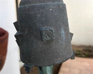 Paolo Soleri Cast Bronze Bell Cosanti 	21in hang
