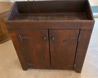Rustic Hall Cabinet	32x30x12in	HxWxD