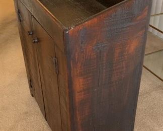 Rustic Hall Cabinet	32x30x12in	HxWxD