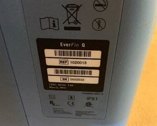 Everflo Q Oxygen Concentrator 	