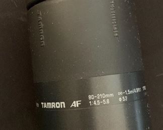 Tamron 80-210mm Canon Lens	 
