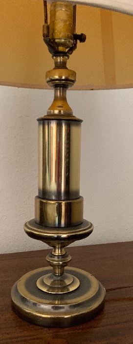 Two Bronze Lamps PAIR