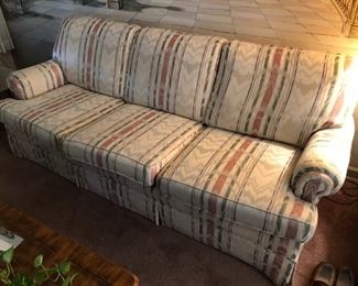 WONDERFULLY MAINTAINED PLUNKETT FURNITURE SOFA & MATCHING LOVESEAT