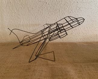 Metal art - airplane
