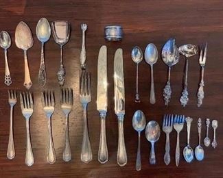 Misc. sterling and silver pieces