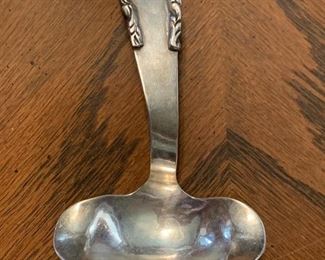 Sterling silver modern serving sauce ladle Mexico