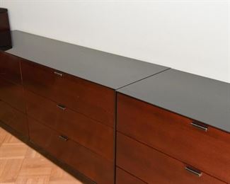 Contemporary Chest of Drawers (2 separate units are shown here, one 6-drawer & one 3-drawer unit)