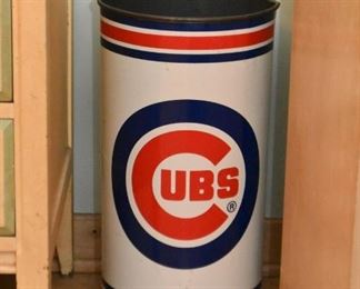 Chicago Cubs Trash Can