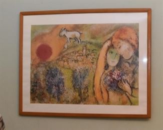 Framed Marc Chagall Art Print