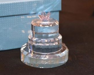 Crystal Wedding Cake Miniature