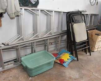 Aluminum Ladders, Folding Chairs